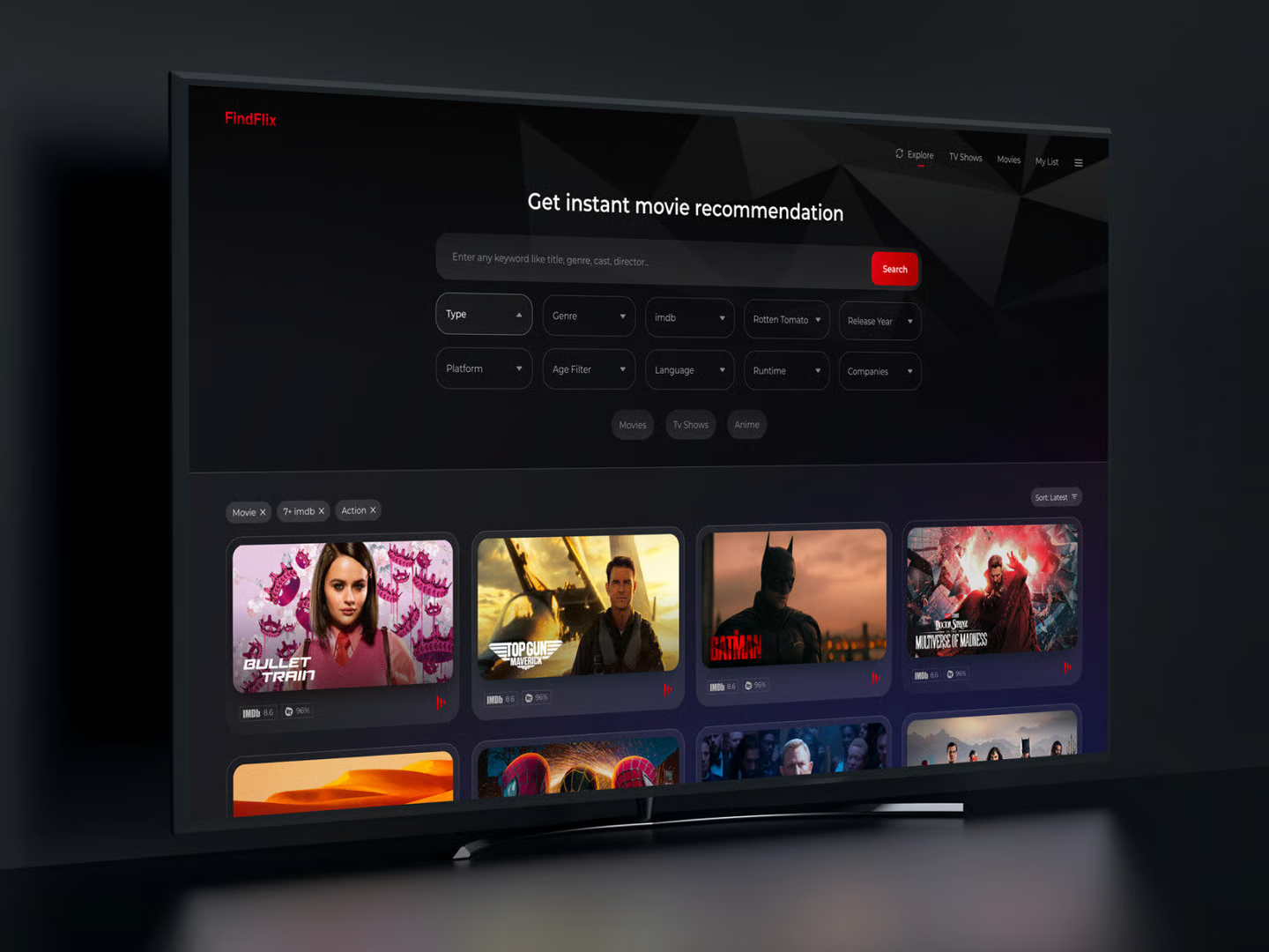 FindFlix screen 3